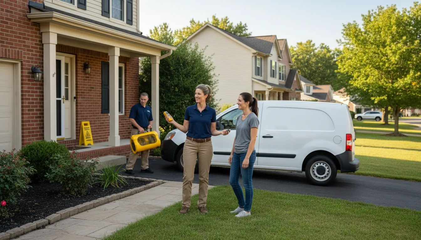 Water restoration image for Water Damage & Restoration Services in Waverly, OH